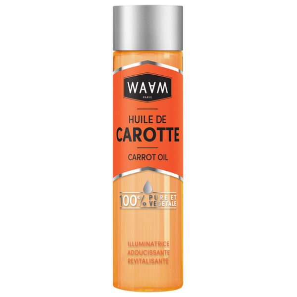 huile carotte bio waam appliquer peau visage